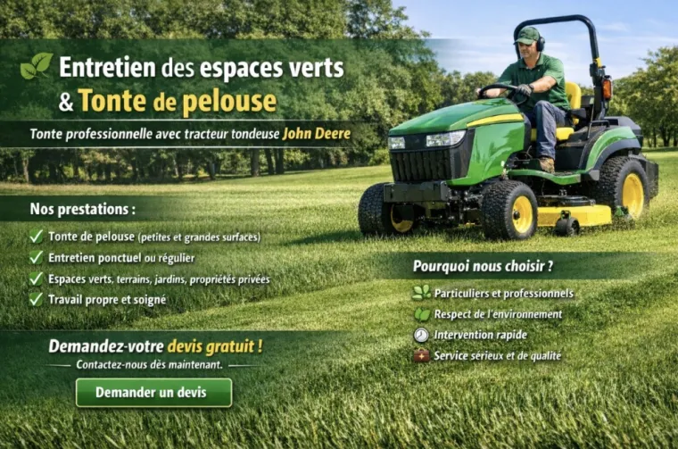 Entretien des espaces verts & Tonte de pelouse, Soissons, Joachim Services