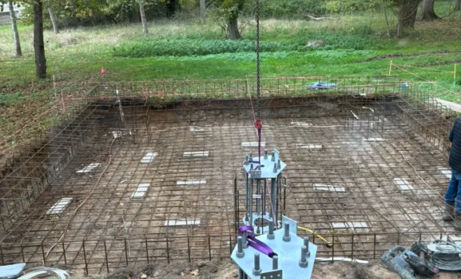 Terrassement pour une plateforme