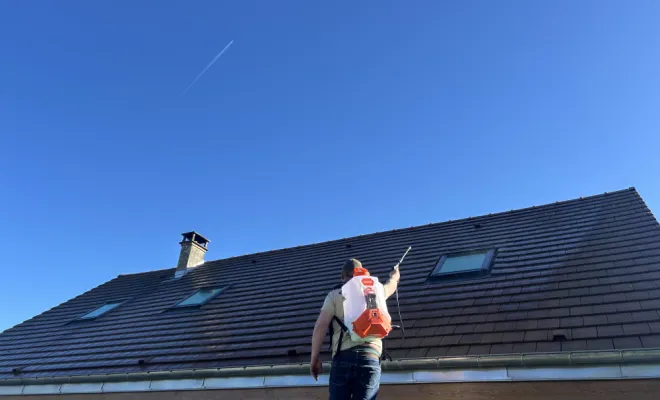 Démoussage de toiture, Soissons, Joachim Services